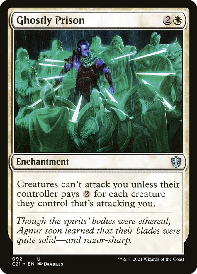Ghostly Prison card front