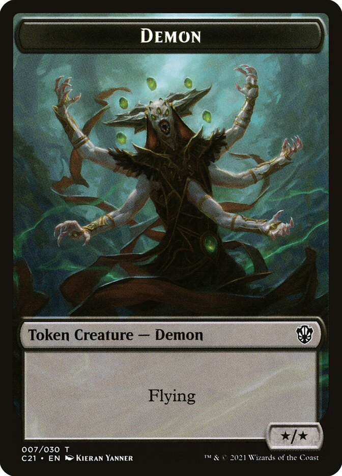 Demon card front