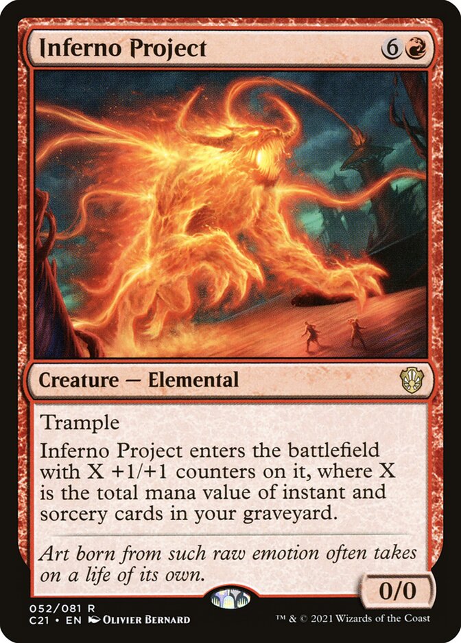 Inferno Project card front