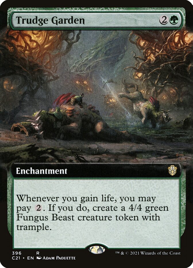Trudge Garden card front