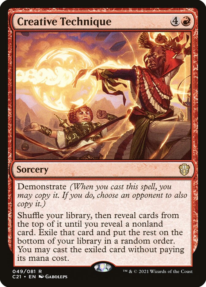 Creative Technique card front
