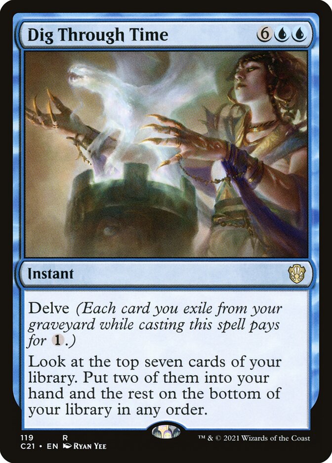 Dig Through Time card front