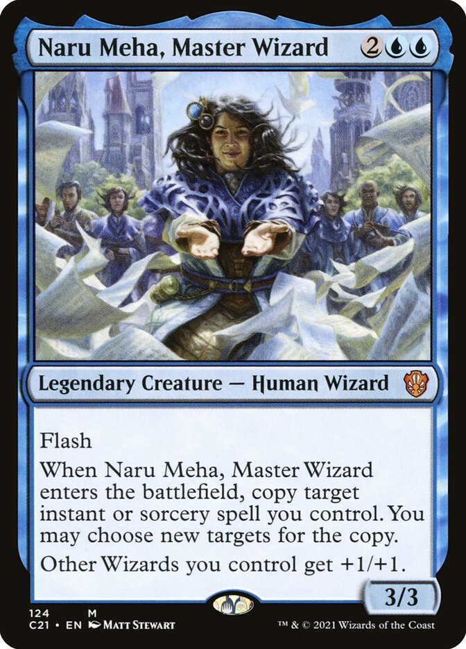 Naru Meha, Master Wizard card front
