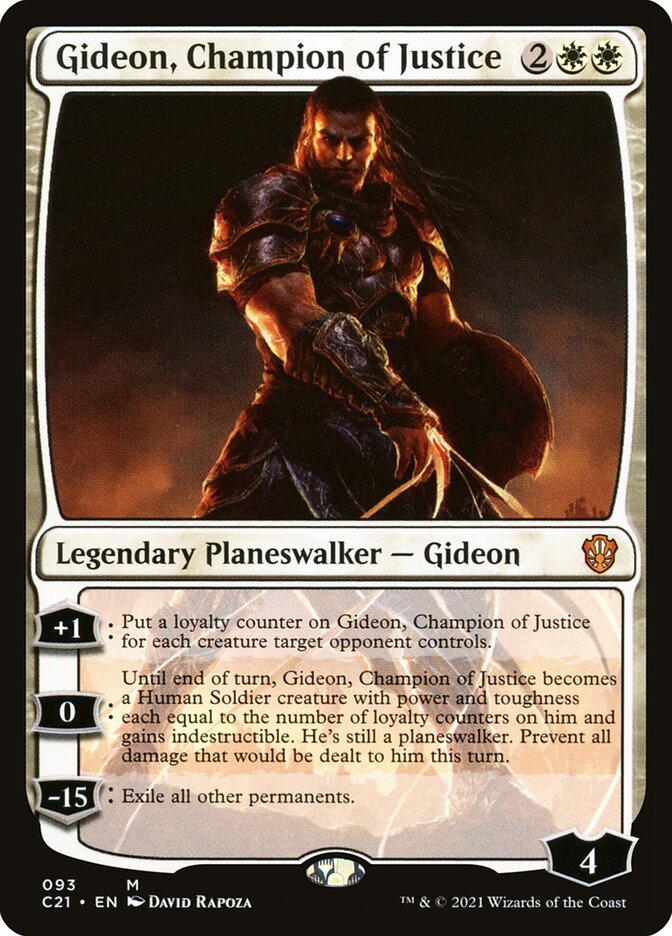 Gideon, Champion of Justice card front