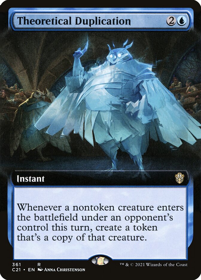 Theoretical Duplication card front