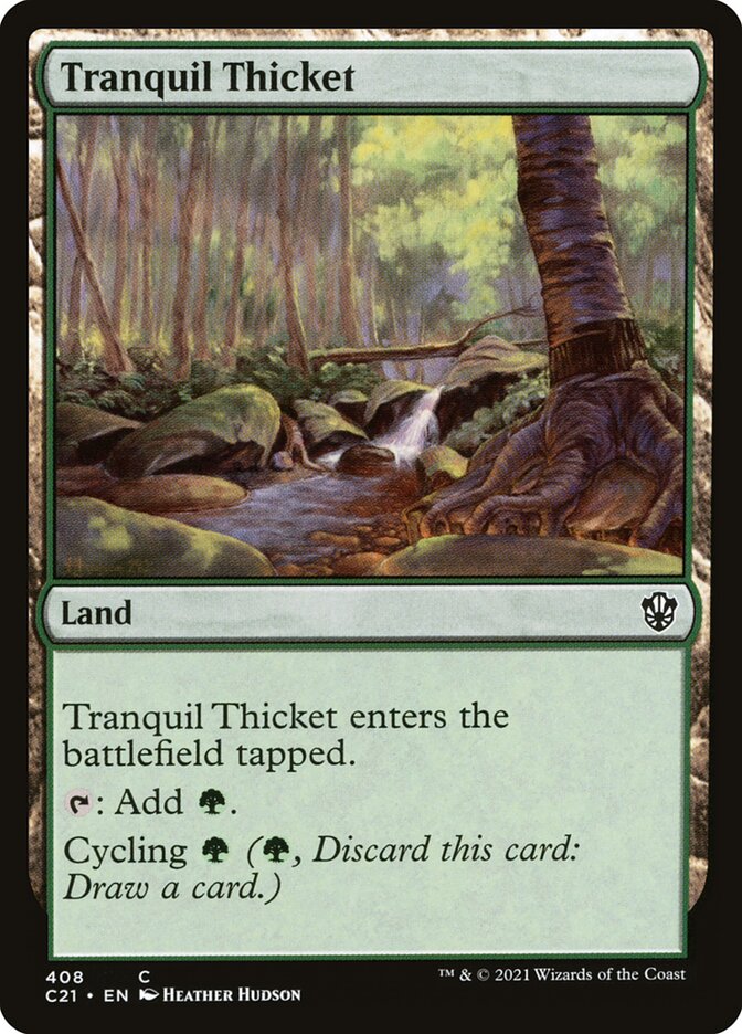 Tranquil Thicket card front