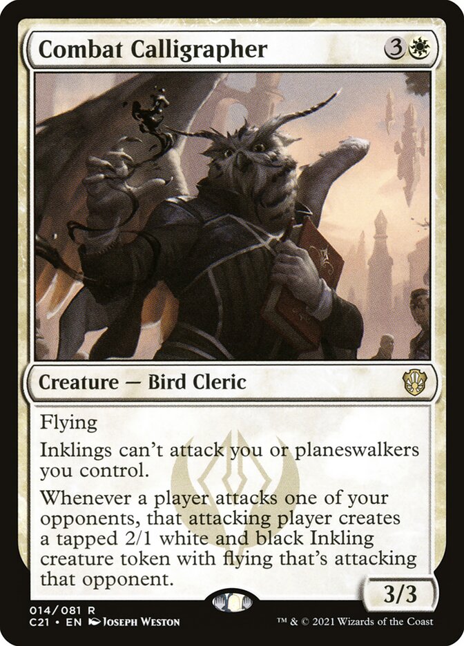 Combat Calligrapher card front