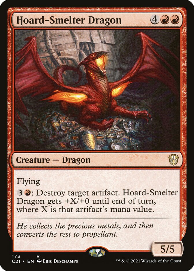 Hoard-Smelter Dragon card front
