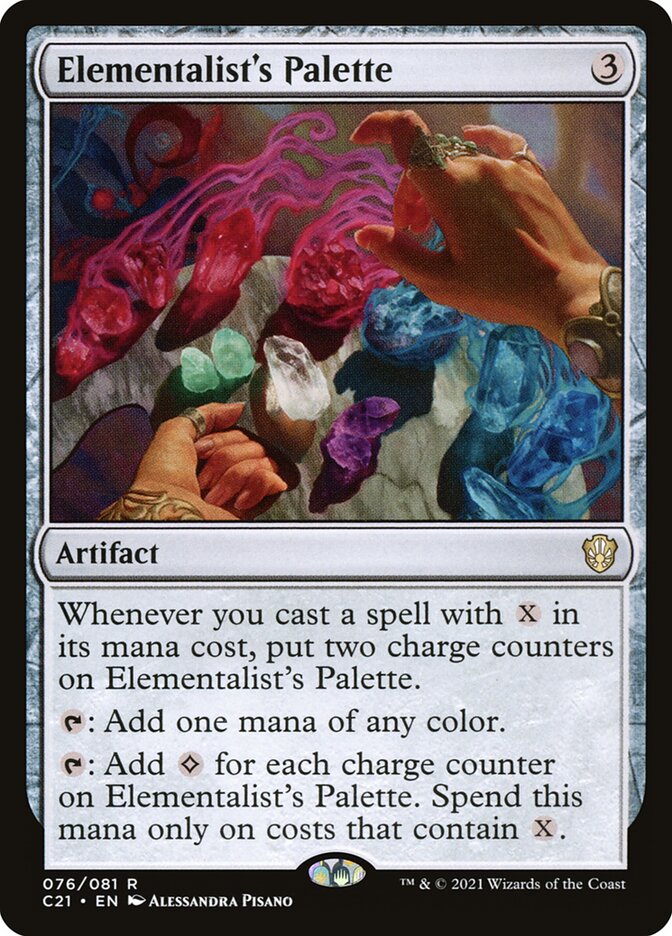 Elementalist's Palette card front