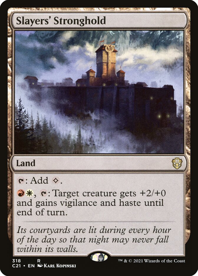 Slayers' Stronghold card front