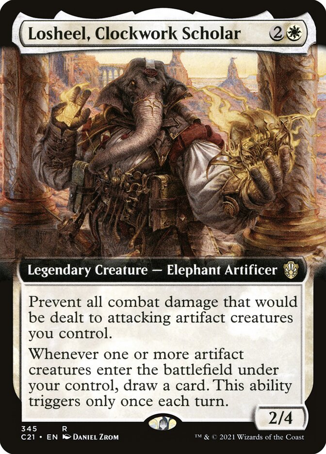 Losheel, Clockwork Scholar card front
