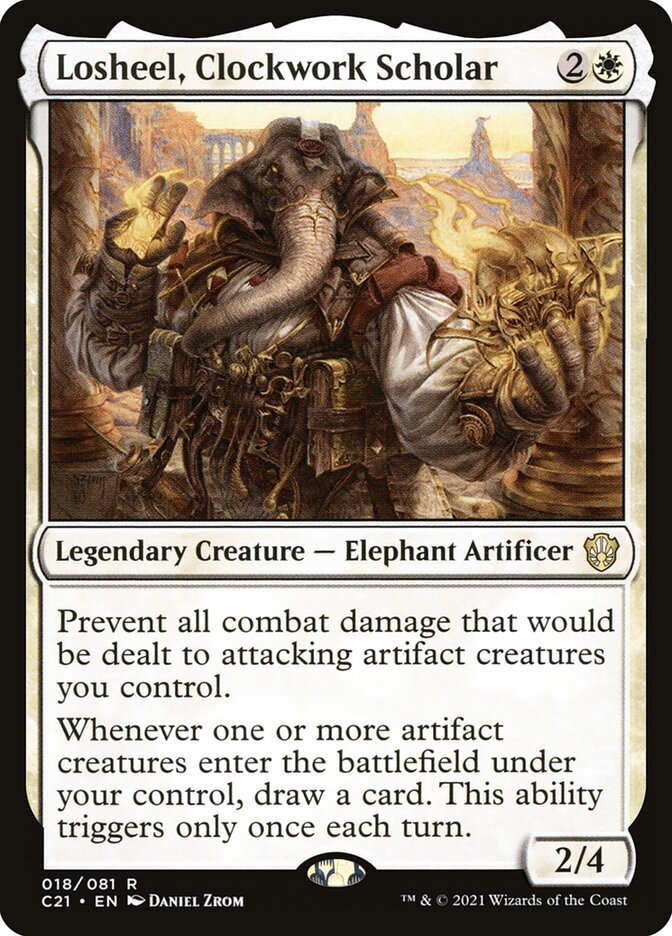 Losheel, Clockwork Scholar card front