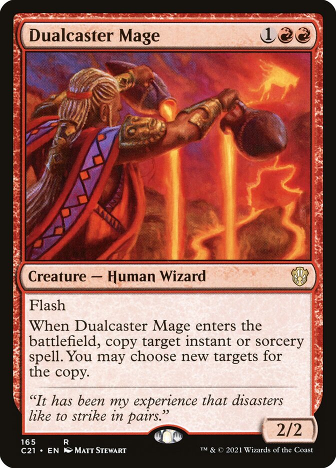Dualcaster Mage card front
