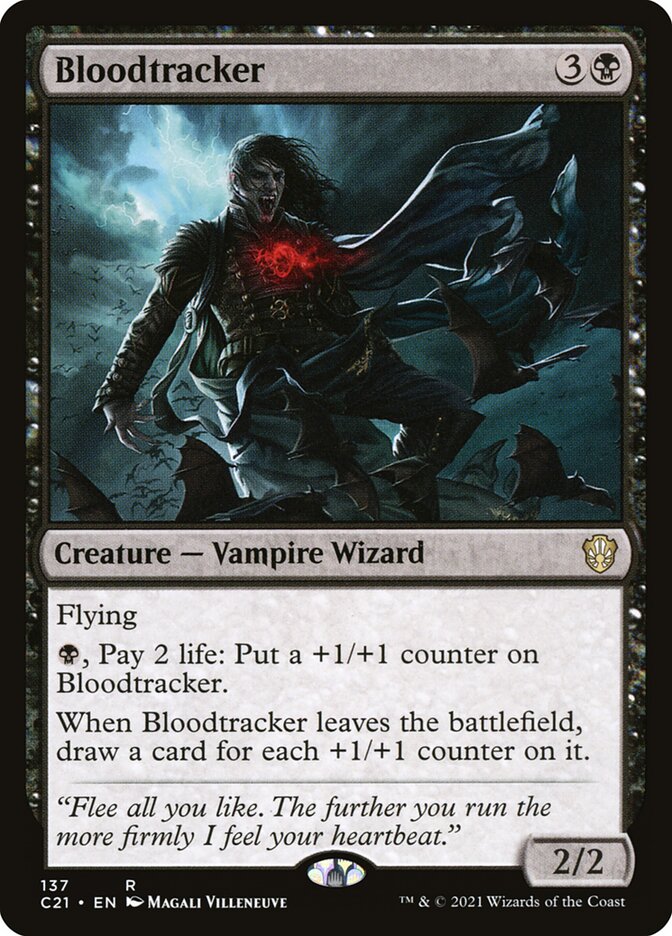 Bloodtracker card front