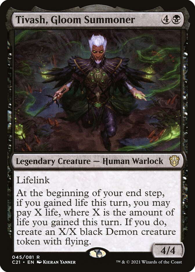 Tivash, Gloom Summoner card front