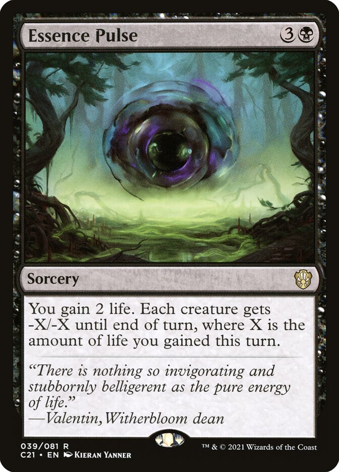 Essence Pulse card front