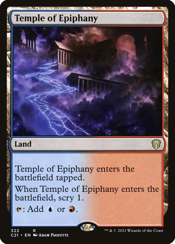 Temple of Epiphany card front