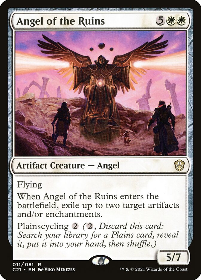Angel of the Ruins card front