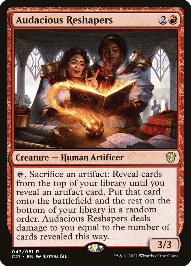Audacious Reshapers card front