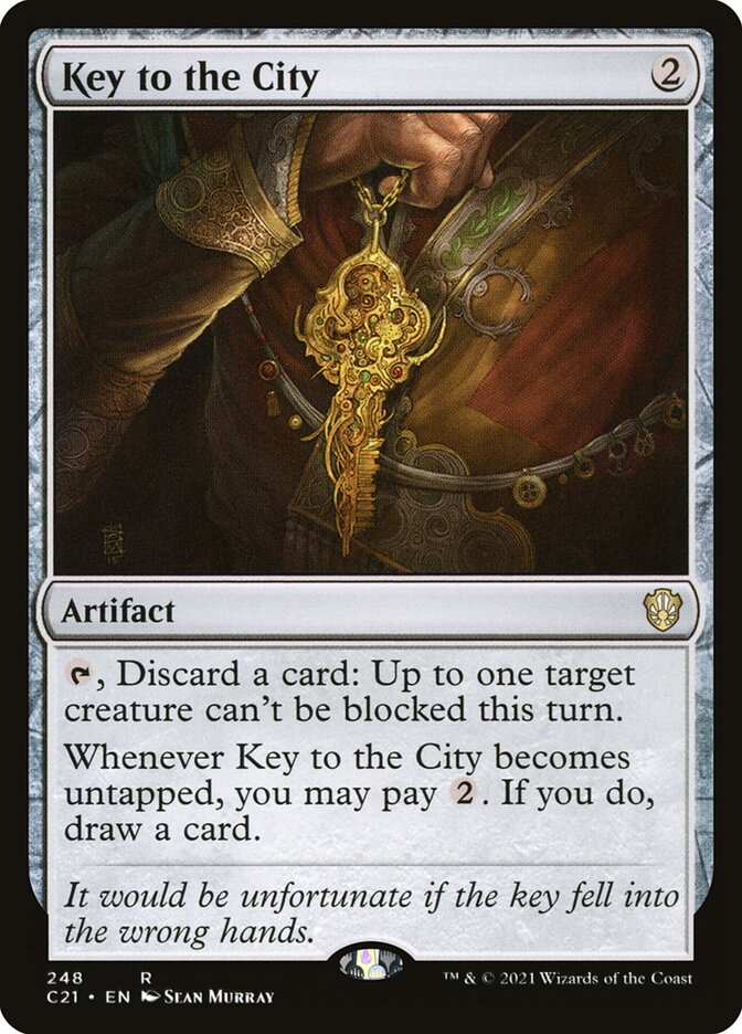 Key to the City card front