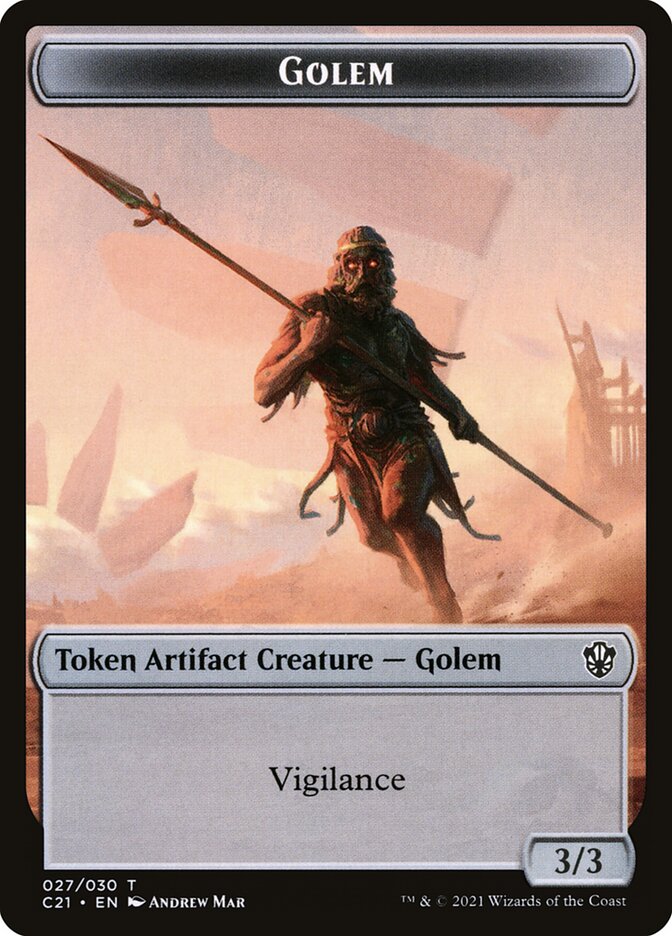 Golem card front