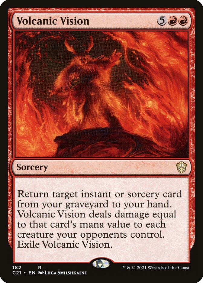 Volcanic Vision card front