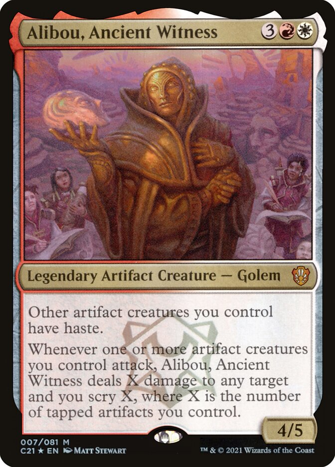 Alibou, Ancient Witness card front
