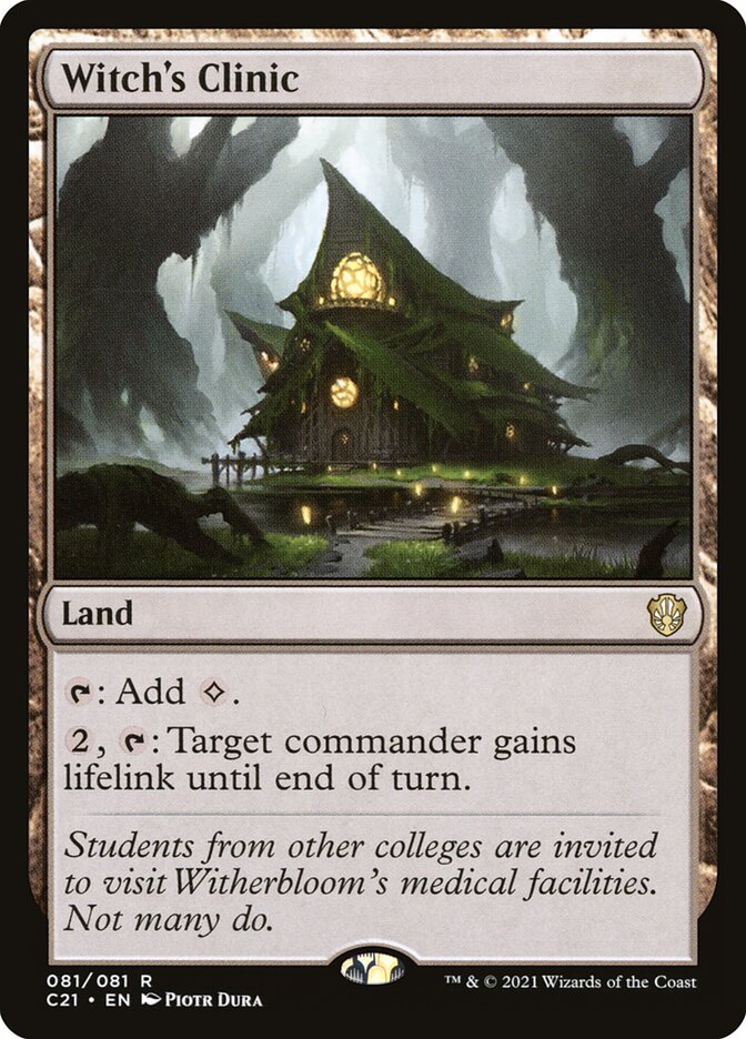 Witch's Clinic card front
