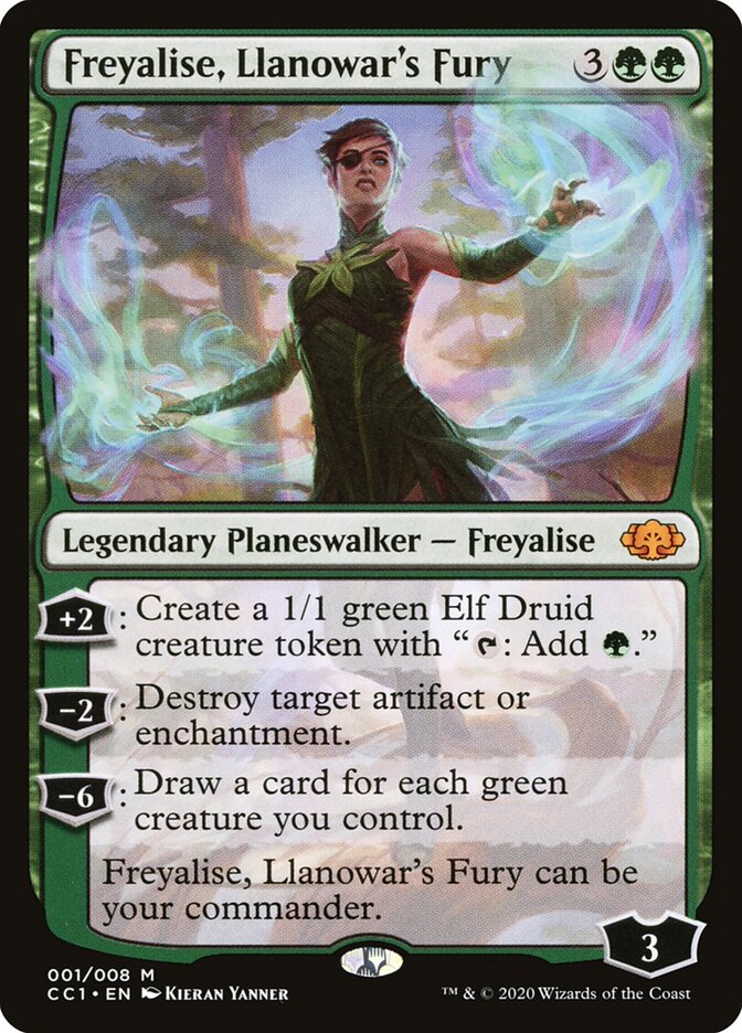 Freyalise, Llanowar's Fury card front