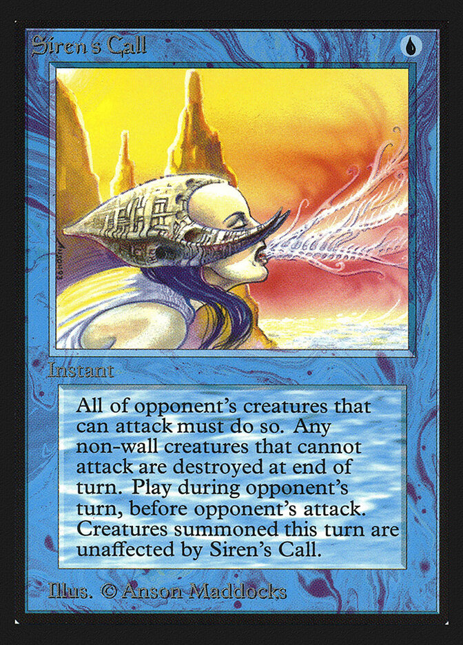 Siren's Call card front