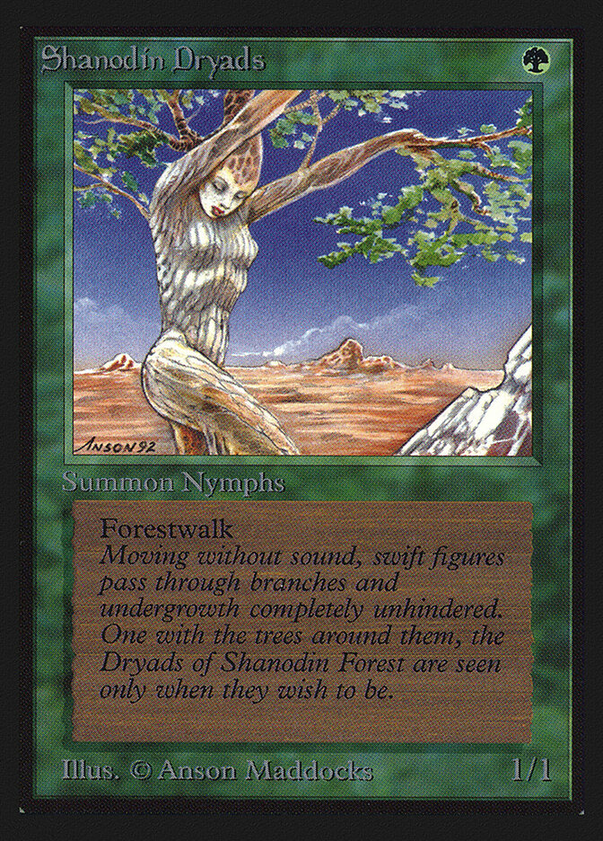 Shanodin Dryads card front