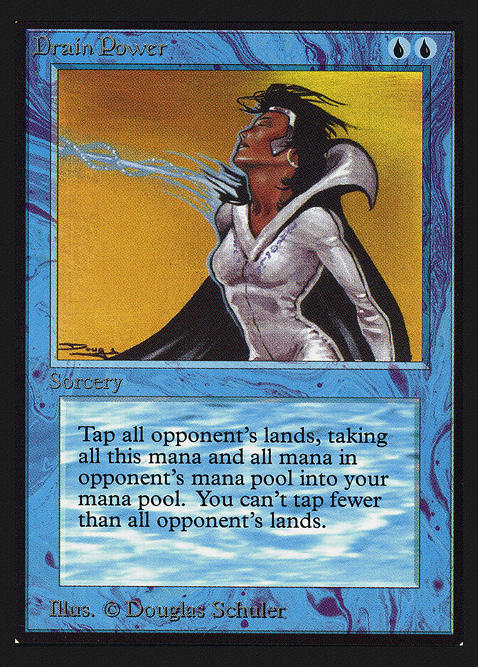 Drain Power card front