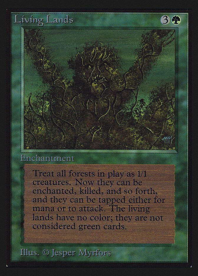 Living Lands card front
