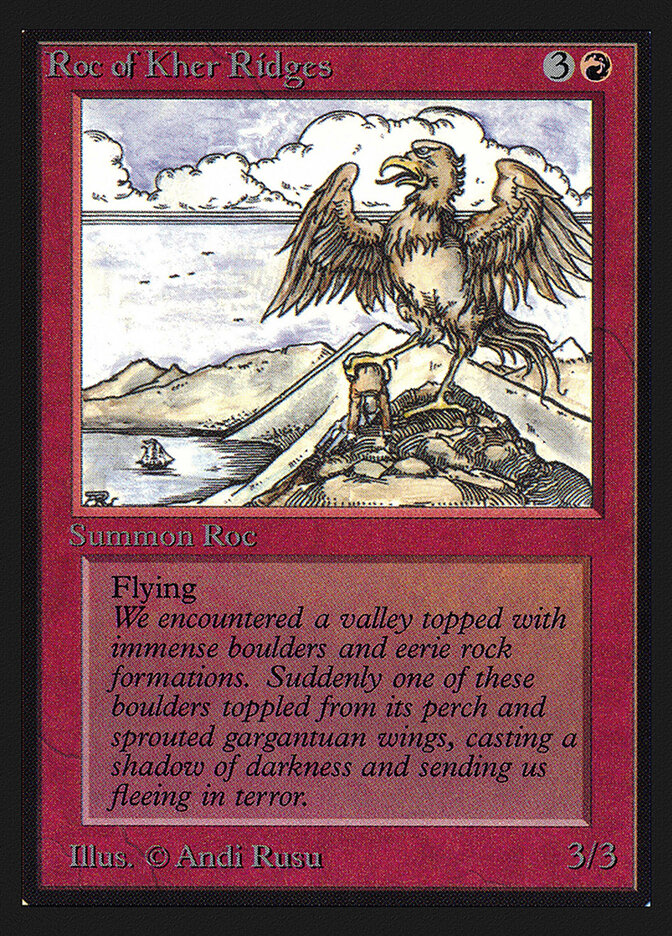 Roc of Kher Ridges card front