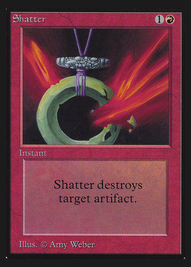 Shatter card front