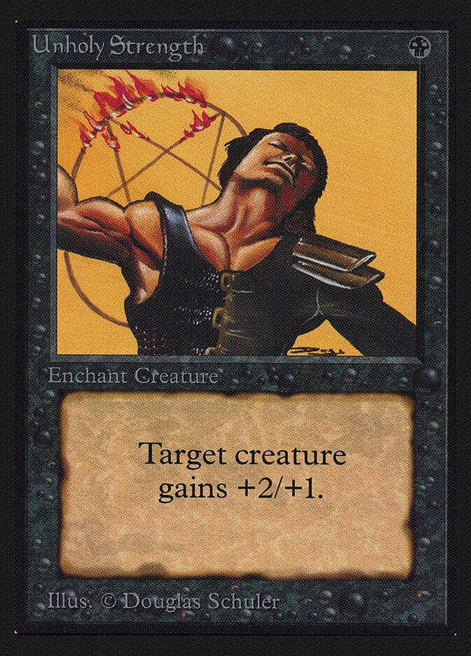 Unholy Strength card front