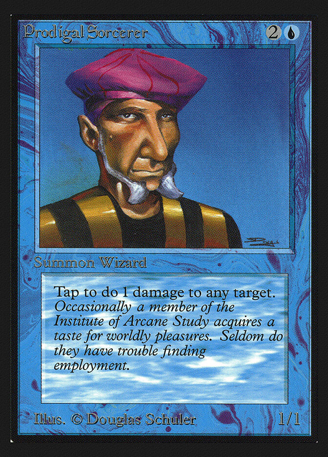 Prodigal Sorcerer card front