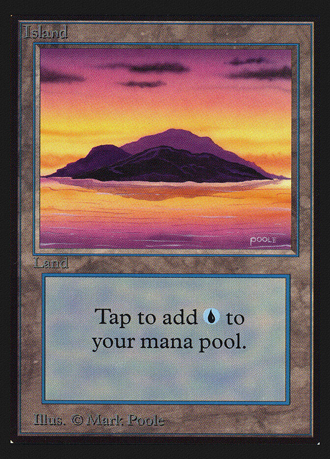 Island card front