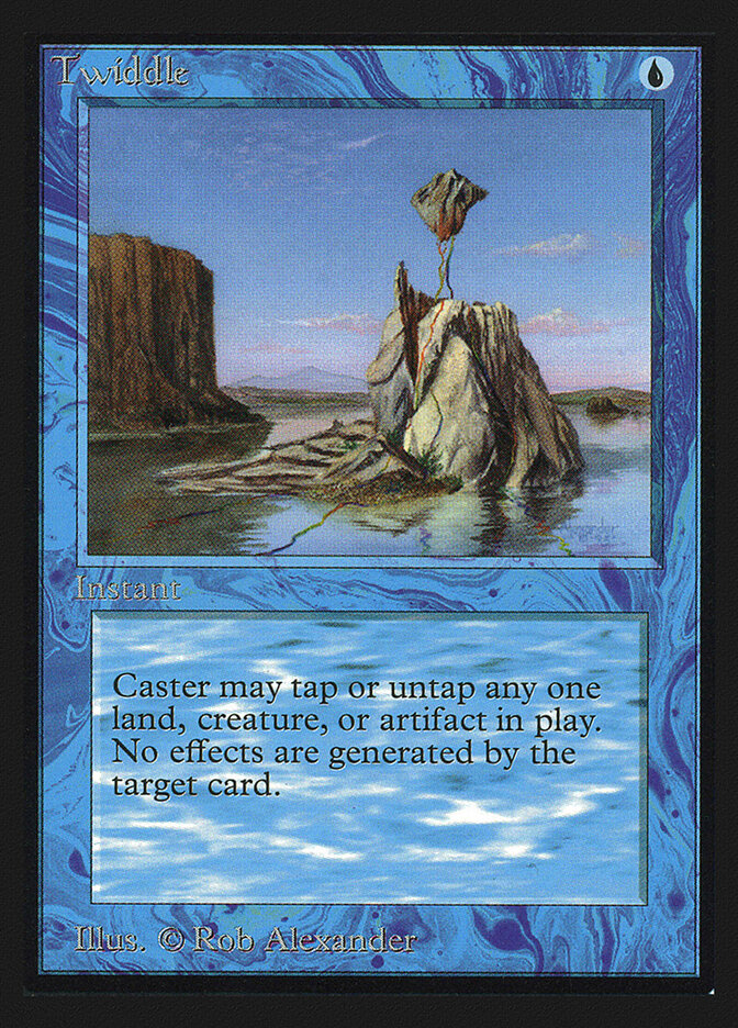 Twiddle card front