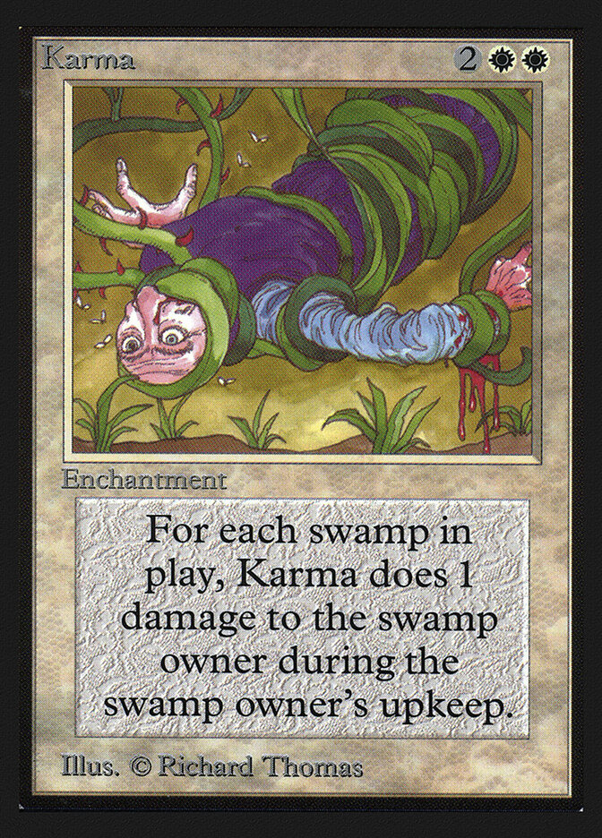 Karma card front