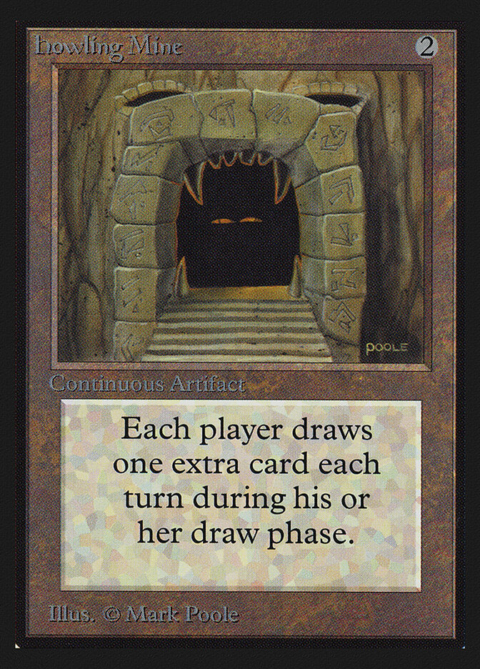 Howling Mine card front