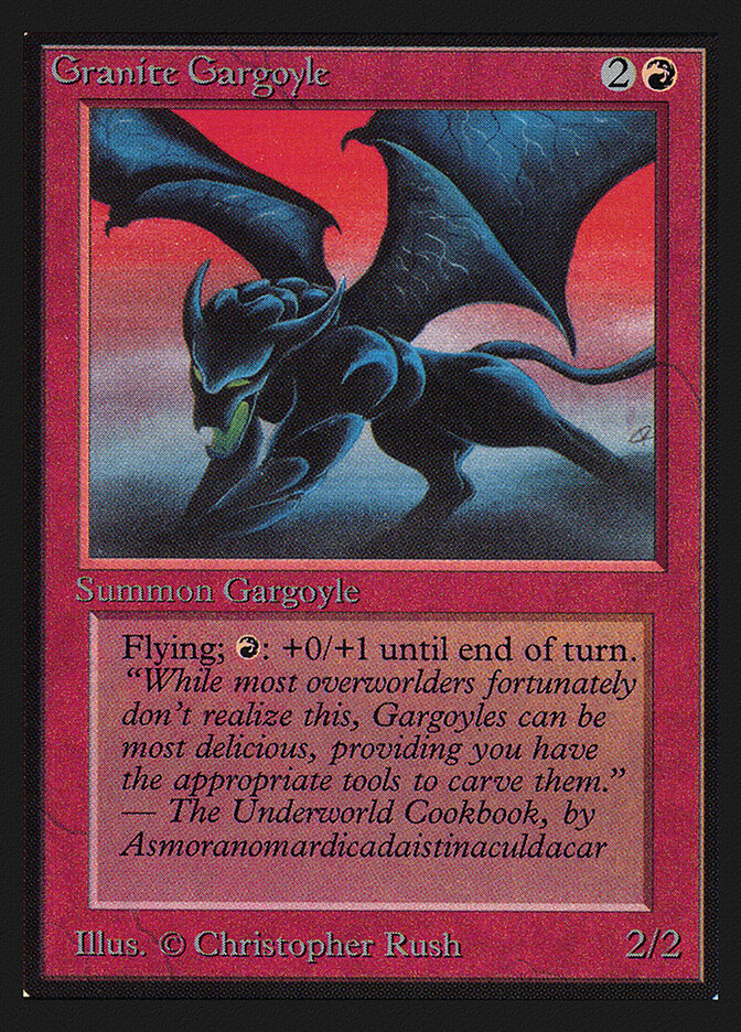 Granite Gargoyle card front