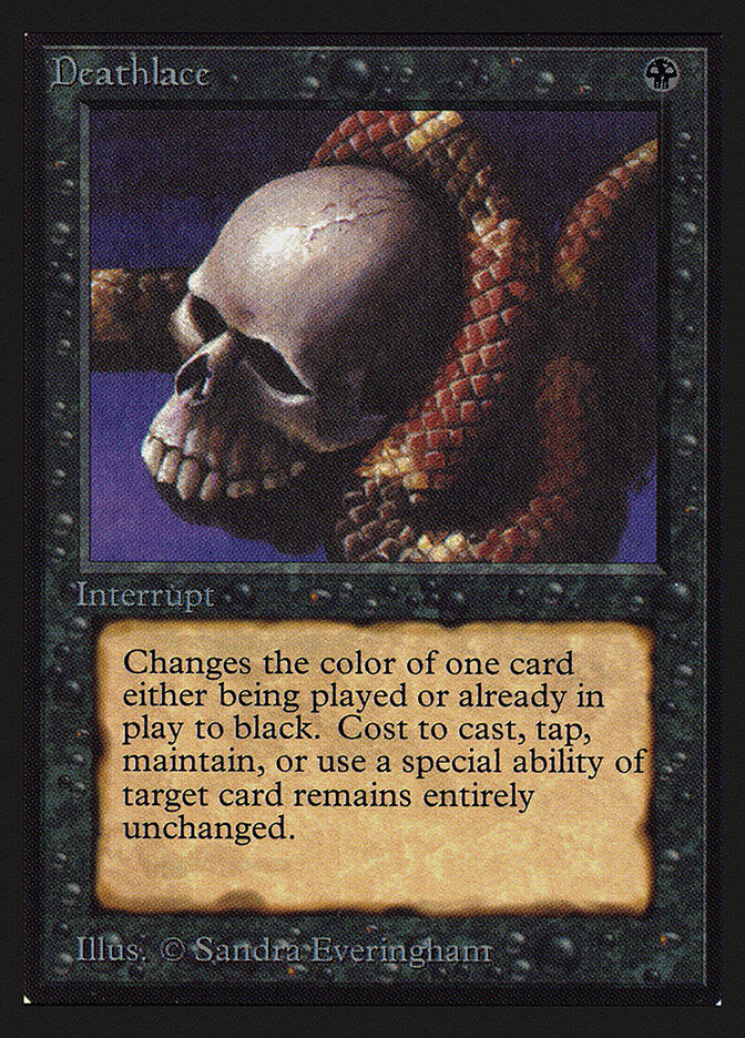 Deathlace card front