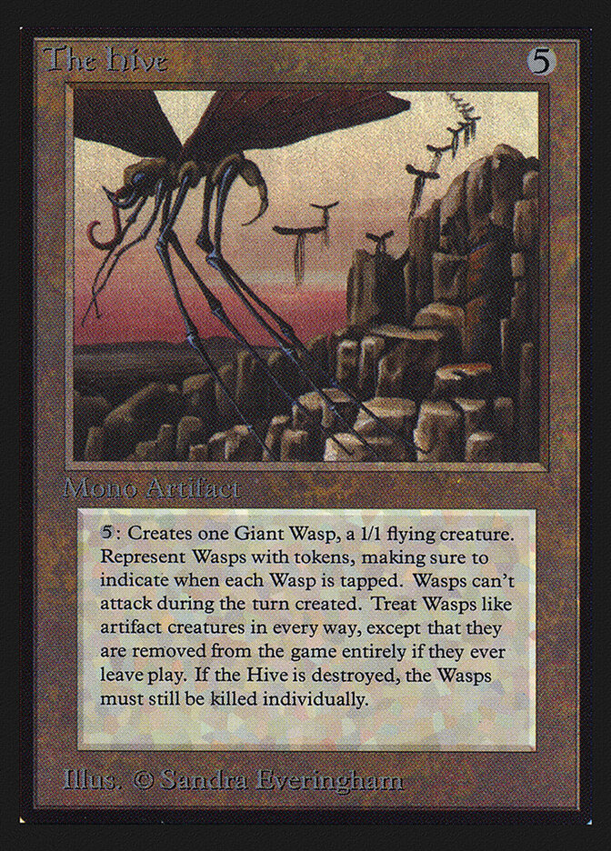 The Hive card front