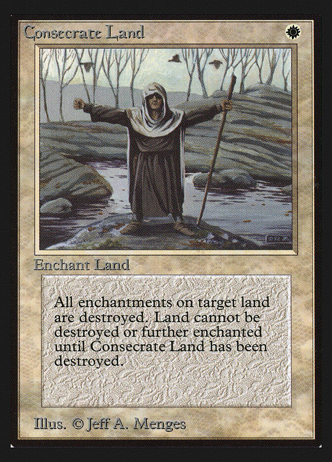 Consecrate Land card front