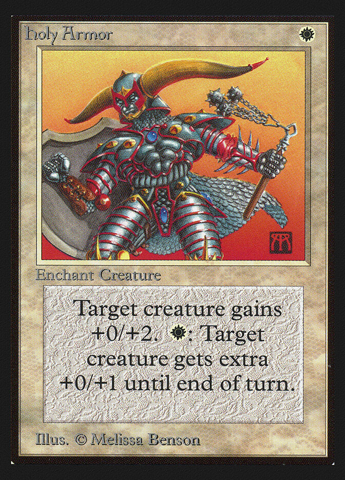 Holy Armor card front