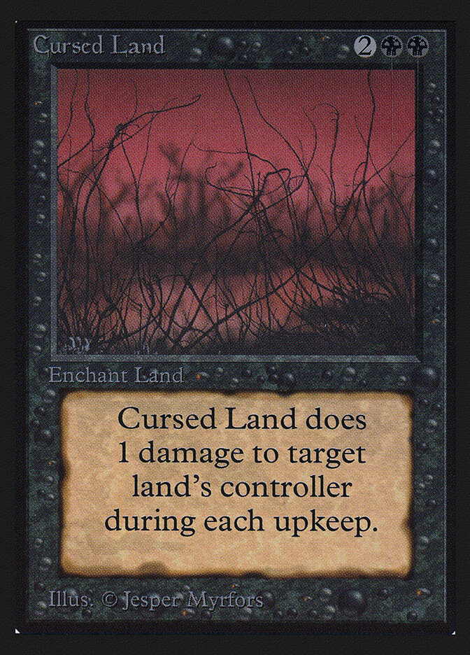 Cursed Land card front