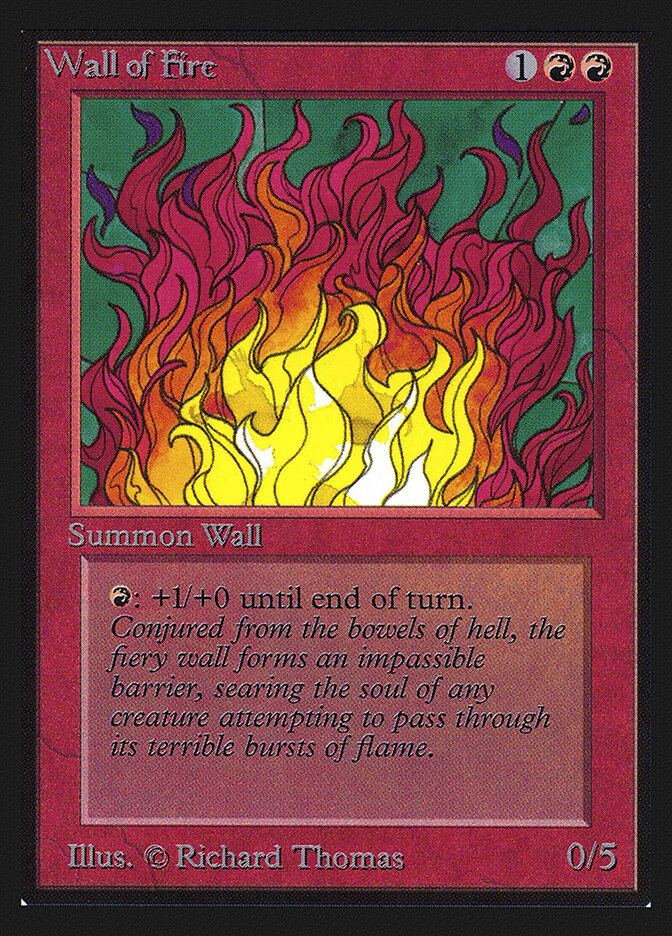 Wall of Fire card front