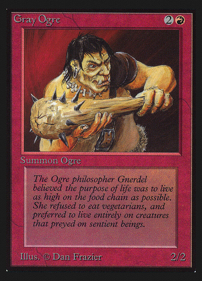 Gray Ogre card front