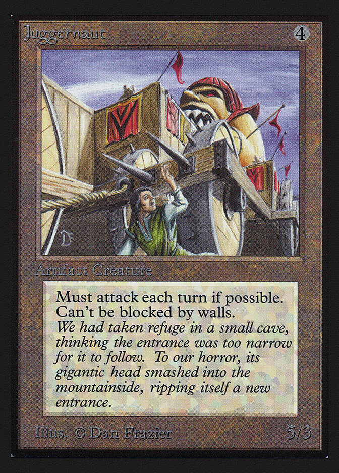 Juggernaut card front